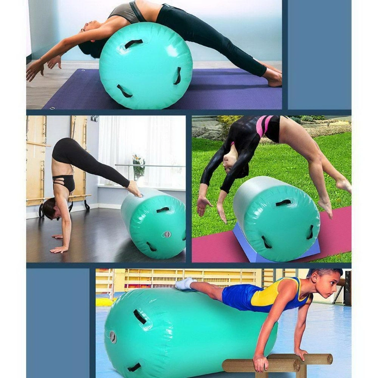 Inflatable Air Mat Home Roller Gymnastics Body Roller Small Gymnastics Cylinder Gym Training Air Track Home Roller Airtrack
