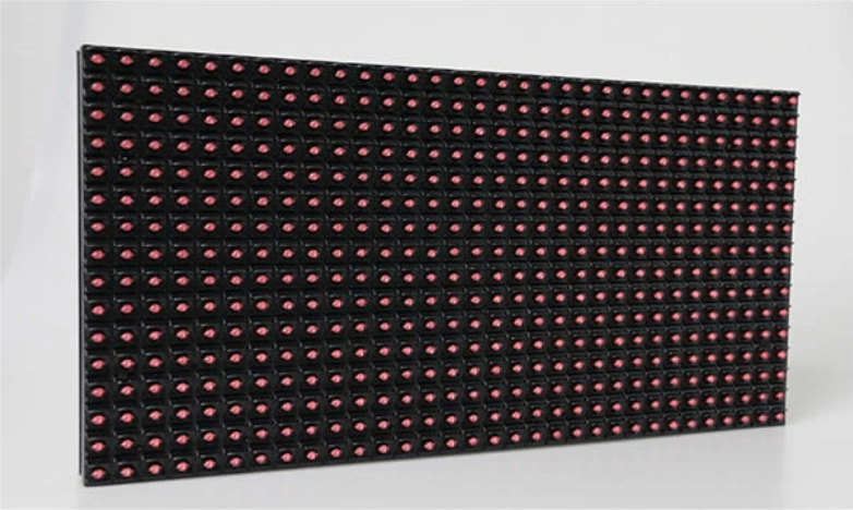 Cheap Price P10 Outdoor Single Color LED Display Module P10 1r LED Display Module