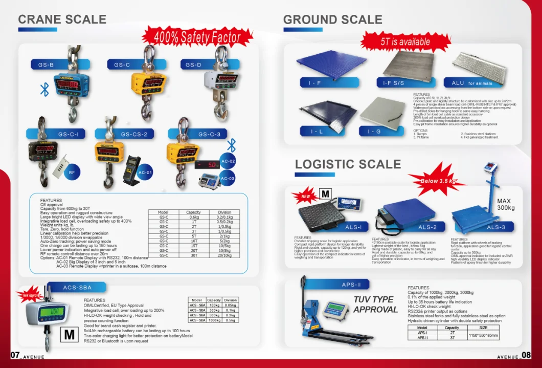 Big LCD or LED Electronic Weighing Scale (GC-27)