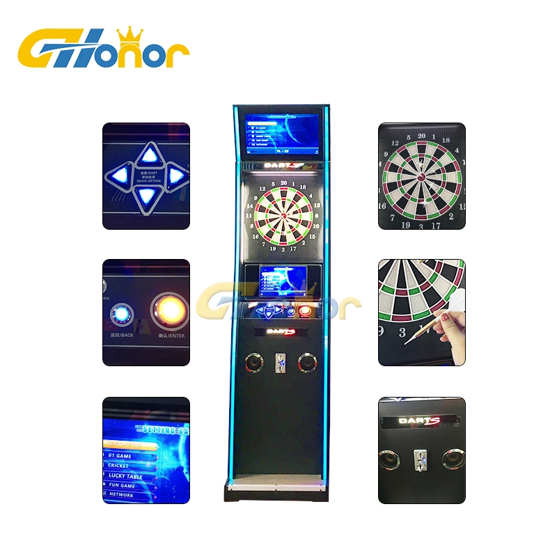 Newest Electronic Online Coin Operated Dart Board Arcade Dart Machine Video Game Machine Game Player Arcade Game Machine for Bar