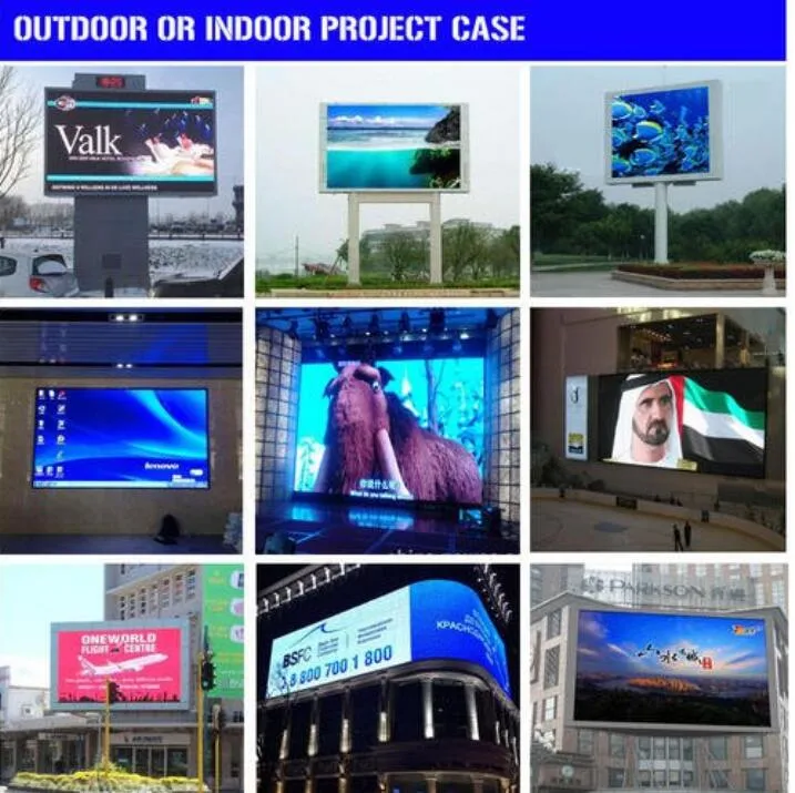 Single Digit Panel Module Pop Outdoor LED Large Screen P10 Video Single Color LED Screen