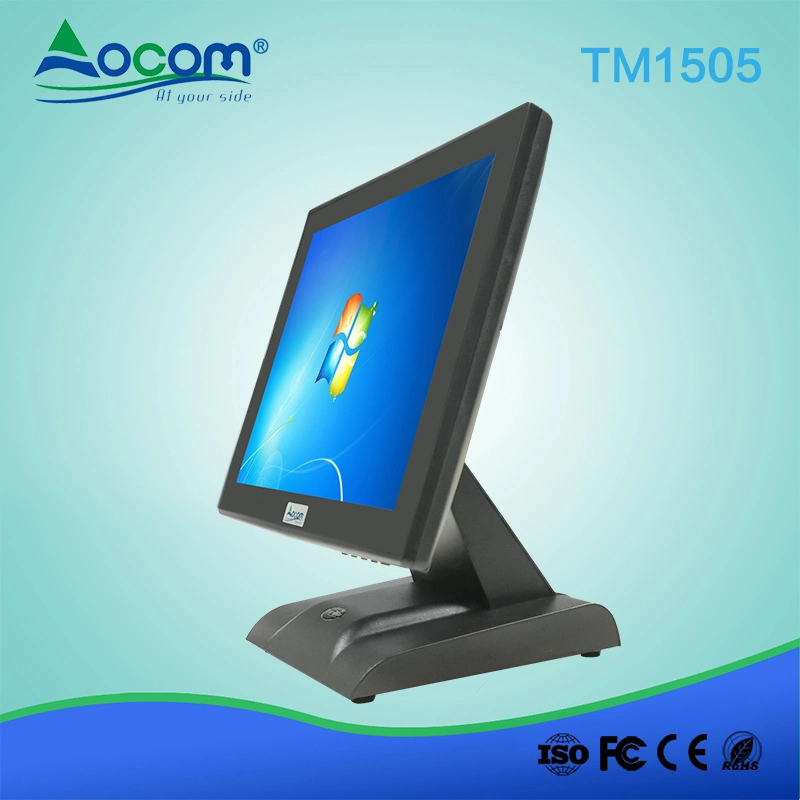 15 Inch Industrial OEM LCD/LED Touch Screen Displays POS Monitor