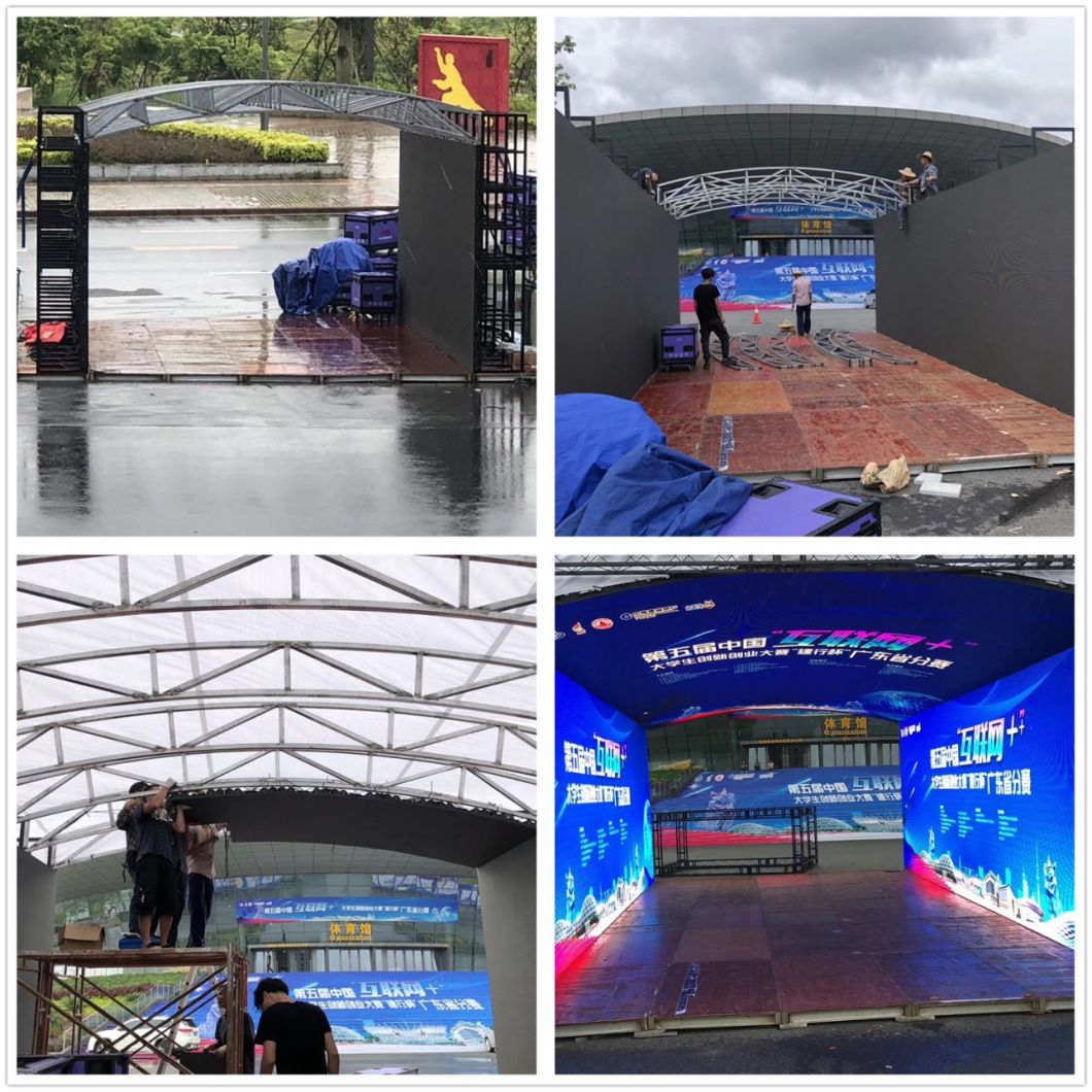 P3.91 P4.81 Portable LED Billboard Background Wall LED Display Screen for Stage Exhibition Events