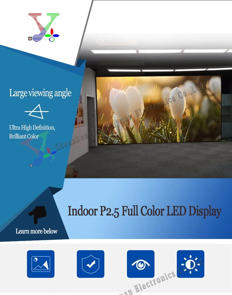 HD Advertising Display Screen P2.5 Indoor Rental LED Display Screen