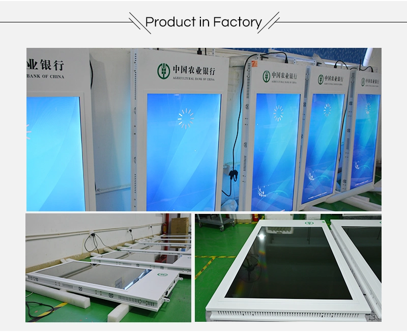 Wholesale Hanging Wall Mounted Double Side Semi Outdoor Display LCD Monitor Digital Signage Advertising Display