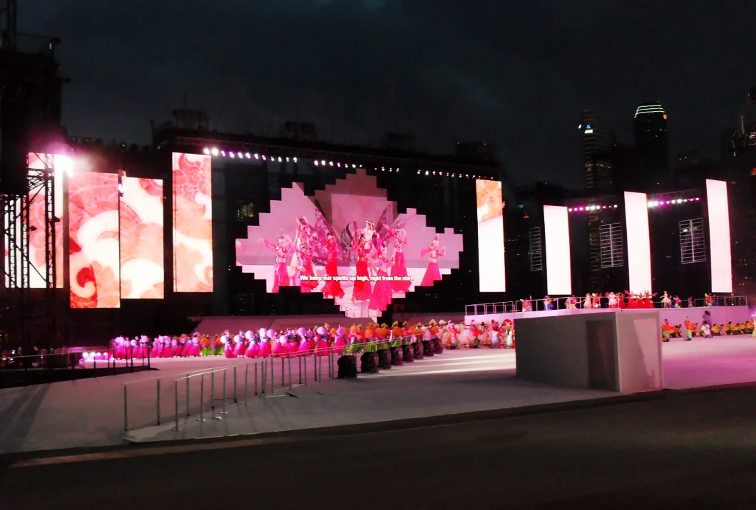 P8mm High Brightness Rental Outdoor LED Display Board for Advertising/Stage/Activities/Events