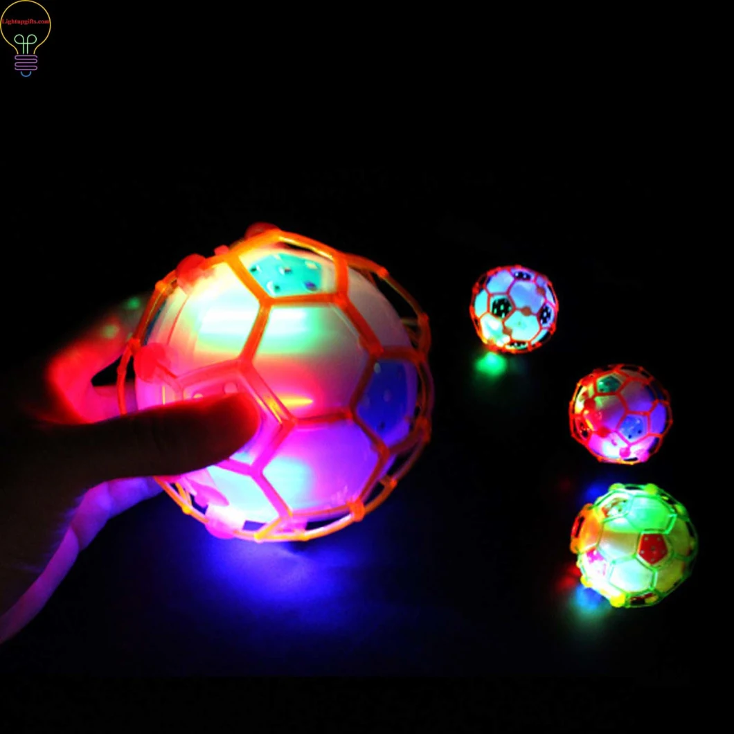 LED Light Children Crazy Jumping Football Toy Dance Music Football