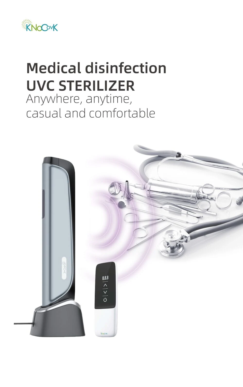 Electronic UVC Room Sanitizer Maker UV Light OEM LED Lamp Disinfect-Equipment-Sterilizer