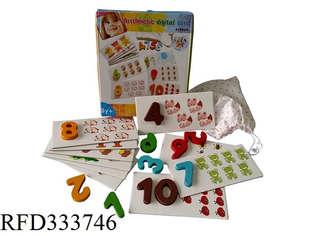 Kids Learning Toy Arabic Alphabet Puzzle Number Matching Board