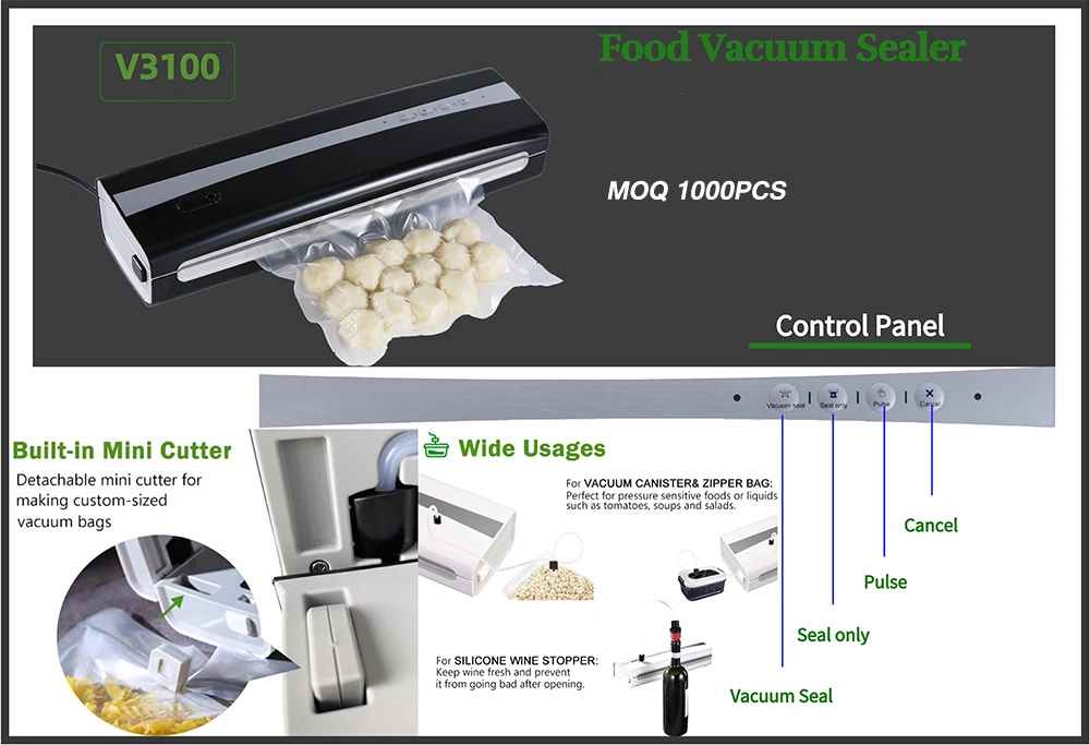 Press Buttons Vacuum Sealer Home Packing Sealing Machine Best Vacuum Sealer 2020