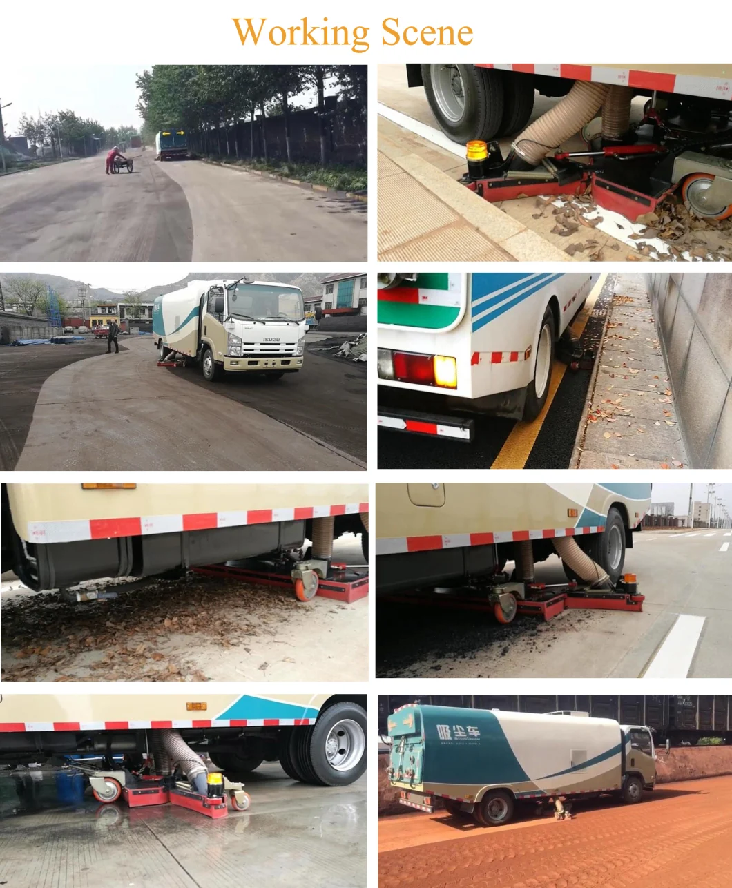 Isuzu 4X2 5m3 Vacuum Cleaner Sweeping Road Sweeper Truck