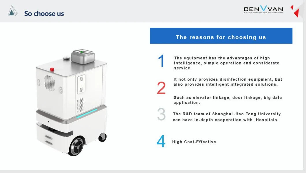 Intelligent Atomizing Robot Atomizing Disinfection Robot Hydrogen Peroxide Automatic Disinfection Machine