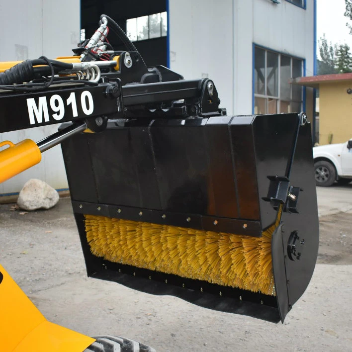 Garbage Waste Sweeping Collecting Machine Mini Wheel Loader for Municipal