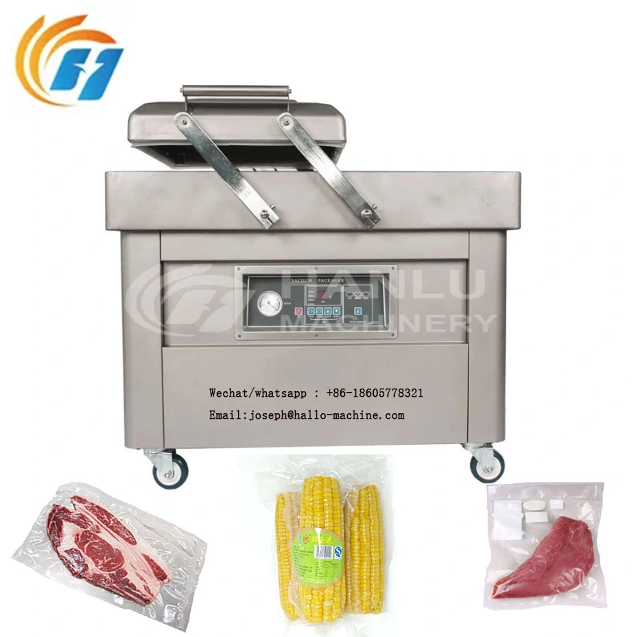 Dz500-2sb Automatic Double Chamber Vacuum Packaging Machine Vacuum Food Sealers