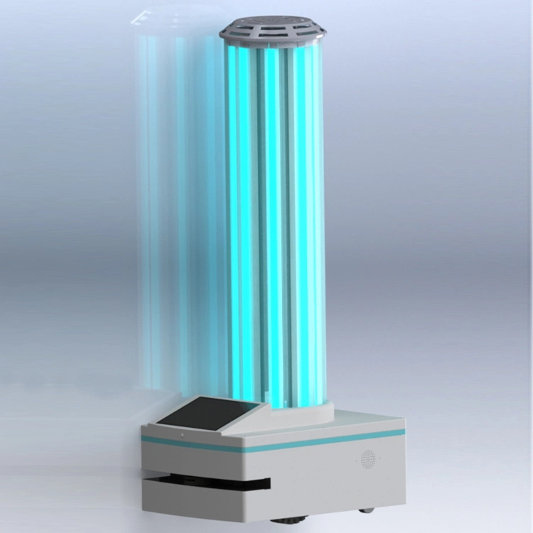 Mobile Sterilizing and Atomizing Sweeping UV Lamp Desinfection Robot