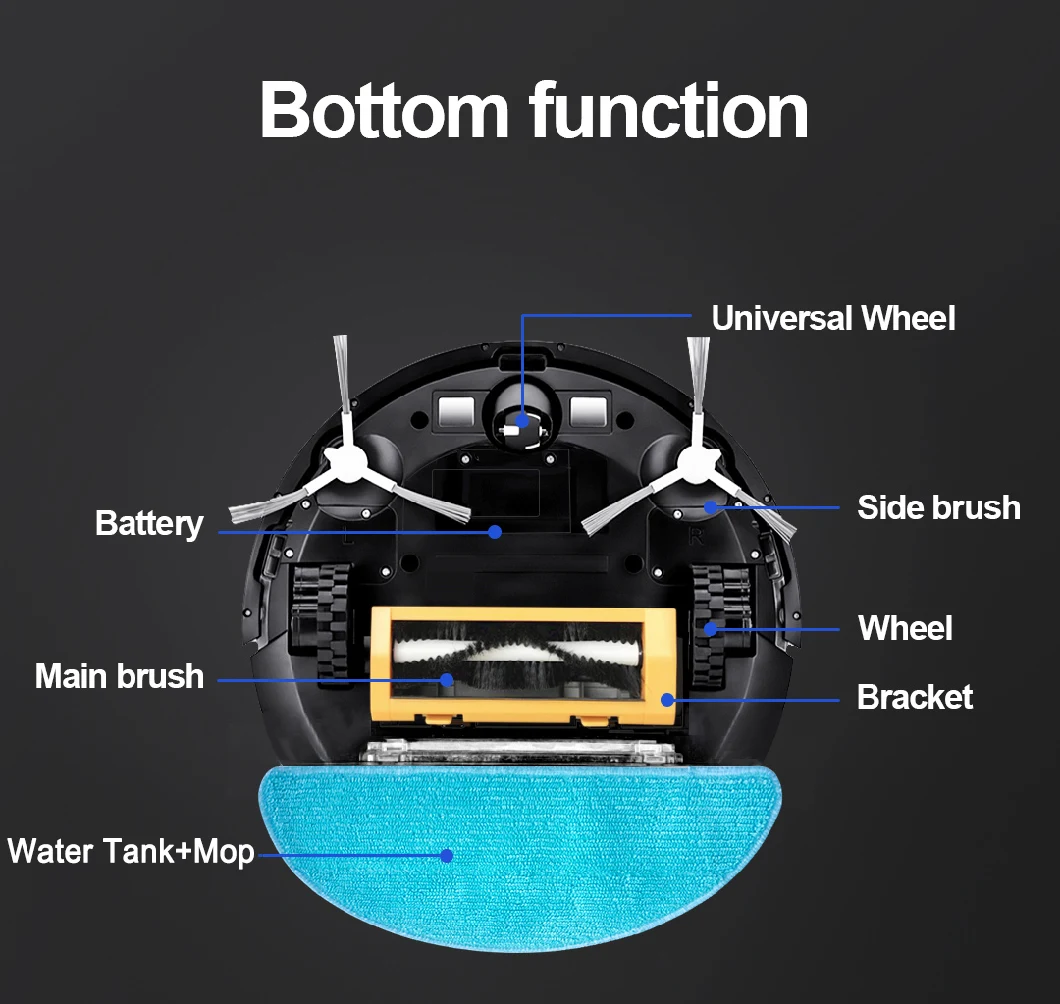 New Robot Vacuum Cleaner Home Application Cleaning Machine Air Filter