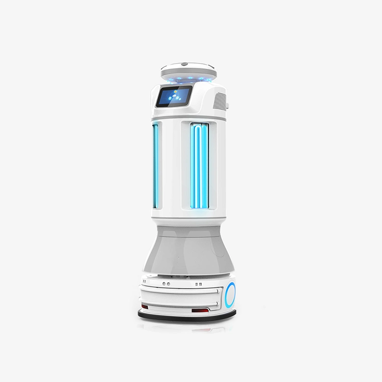 Commercial Medical Intelligent Service Robot UV Light Sterilisation Mobile UVC Lamp Disinfection Robot
