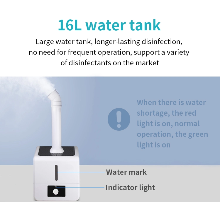 Spray Disinfection Robot Reeman Hospital Fog Sterilization Robot Autopilot Timed Disinfection Spray Robot for Hospital/Buildings