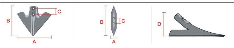 Chisel Plow Sweep Cultivator Sweep