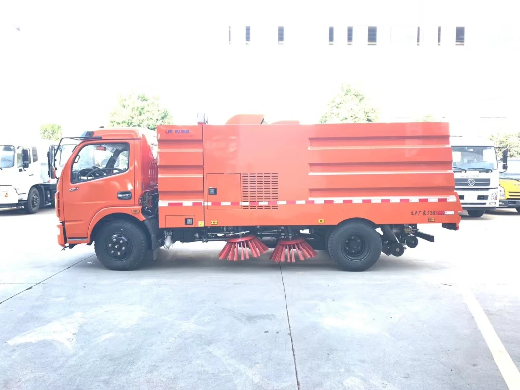 Dongfeng Vacuum Street Road Sweeper Truck Road Sweeper Price of Road Sweeper Truck