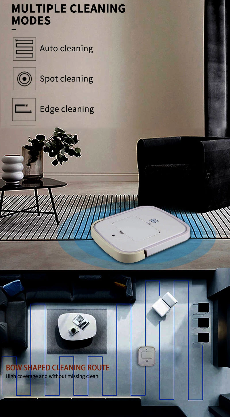 F1s Ultrathin Robot Vacuum Cleaner Cordless Domestic Floor Cleaning Machine Eco Friendly Electric Cleaning Floor Machine