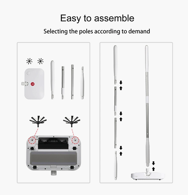 Boomjoy Top Quality Automatic Hand Held House Sweeper Manual Floor Sweeper Carpet Cleaning for Home Use