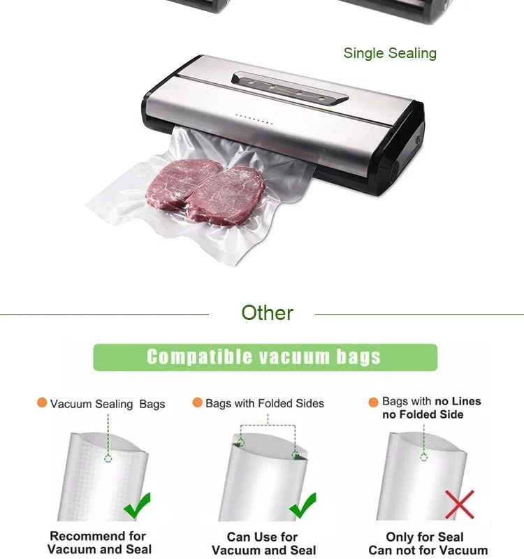 Packaging Supplies Stainless Steel Automatic Vacuum Packing Machine Vacuum Food Sealer