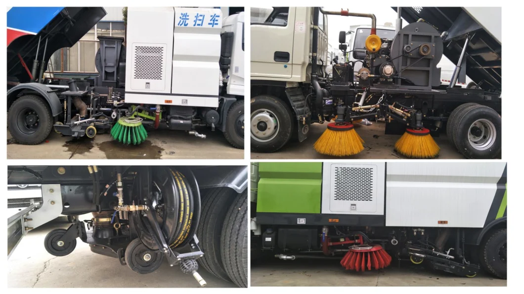 Rhd Hot Area Automatic Garbage Sweeping 5ton Sinotruk HOWO Truck Vacuum Sweeper