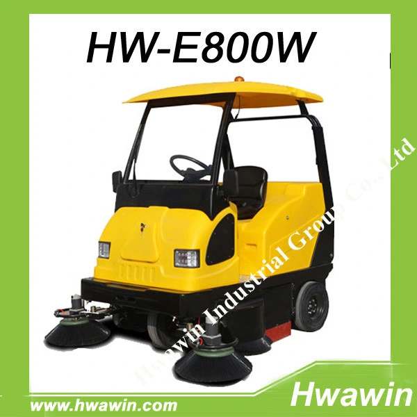 Industrial Cleaning Sweeper with Vacuum, Sweep and Water Spray Function