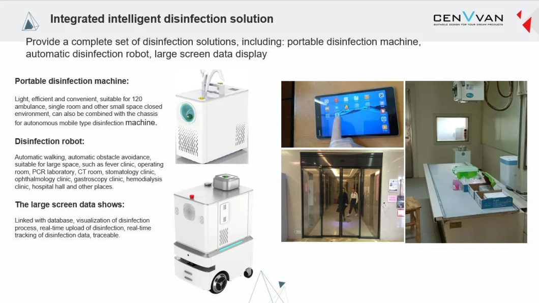 Intelligent Atomizing Robot Atomizing Disinfection Robot Hydrogen Peroxide Automatic Disinfection Machine