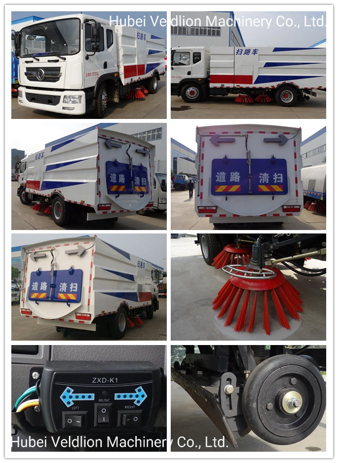 High Quality Road Sweeping Vehicle Diesel 8000L Road Sweeping Truck