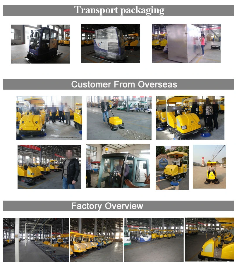 University, Property, Factory, Parking Lot Road Cleaning Sweeper Machine
