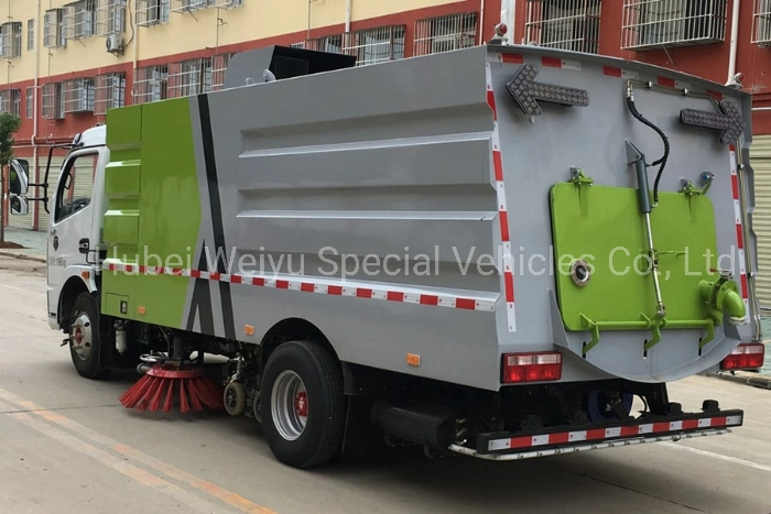 High Pressure Dongfeng 5tons Road Washing and Sweeping Truck Vacuum Suction Street Water Cleaning Sweeper Truck