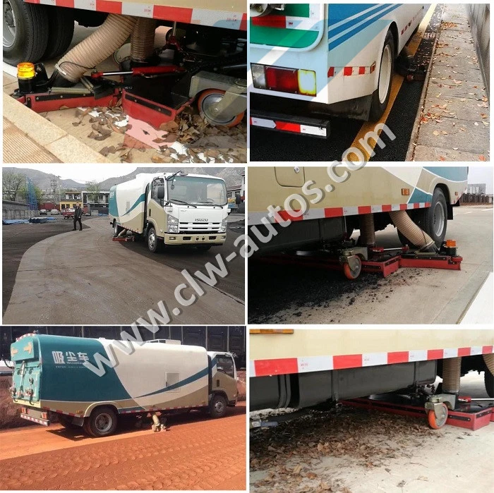 High-Efficiency Isuzu Dustless Vacuum Street Sweeper University Factory Airport Cleaning Road Sweeper