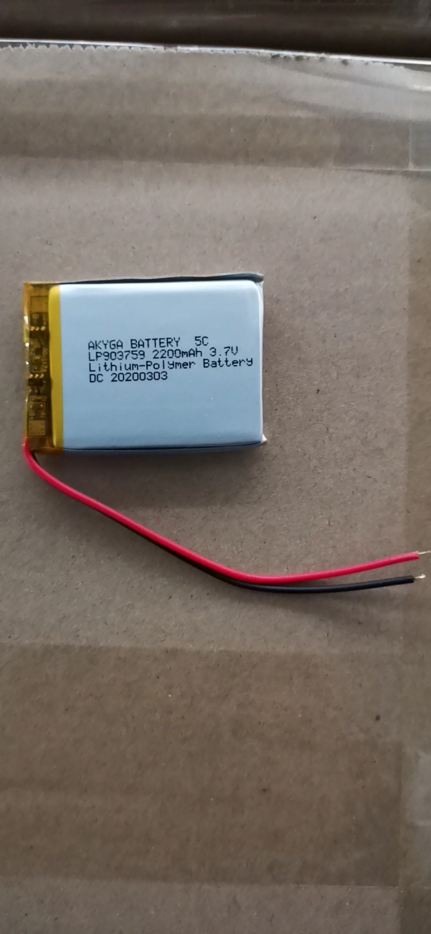 High Capacity 10ah Lithium Polymer Battery for Sweeping Robot