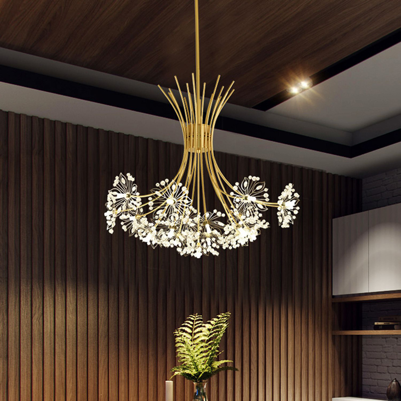 Nordic Postmodern Dandelion Dining Room Chandelier Living Room Pendant Lamp
