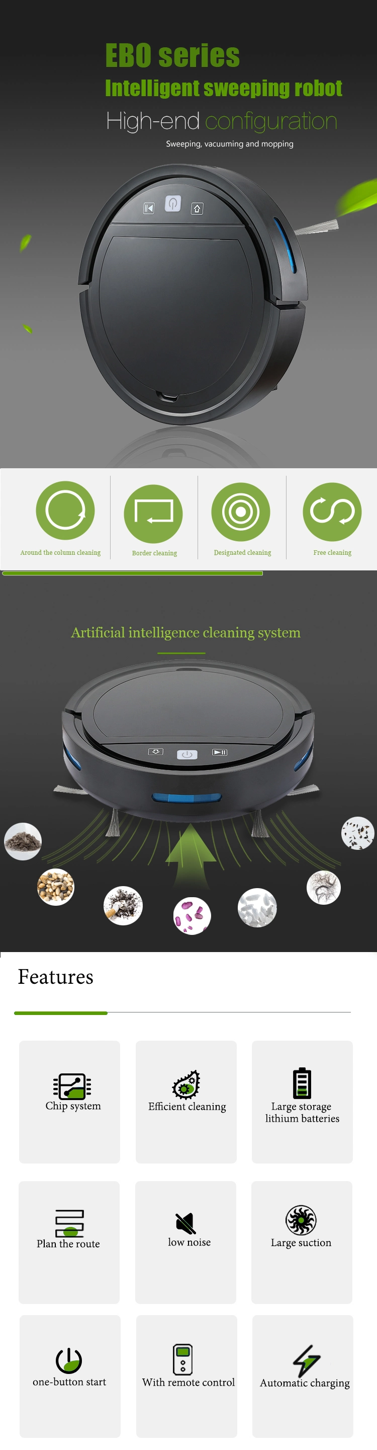 Best Smart Robot Cleaning Vacuum Cleaner and Smart Sweeping Robot