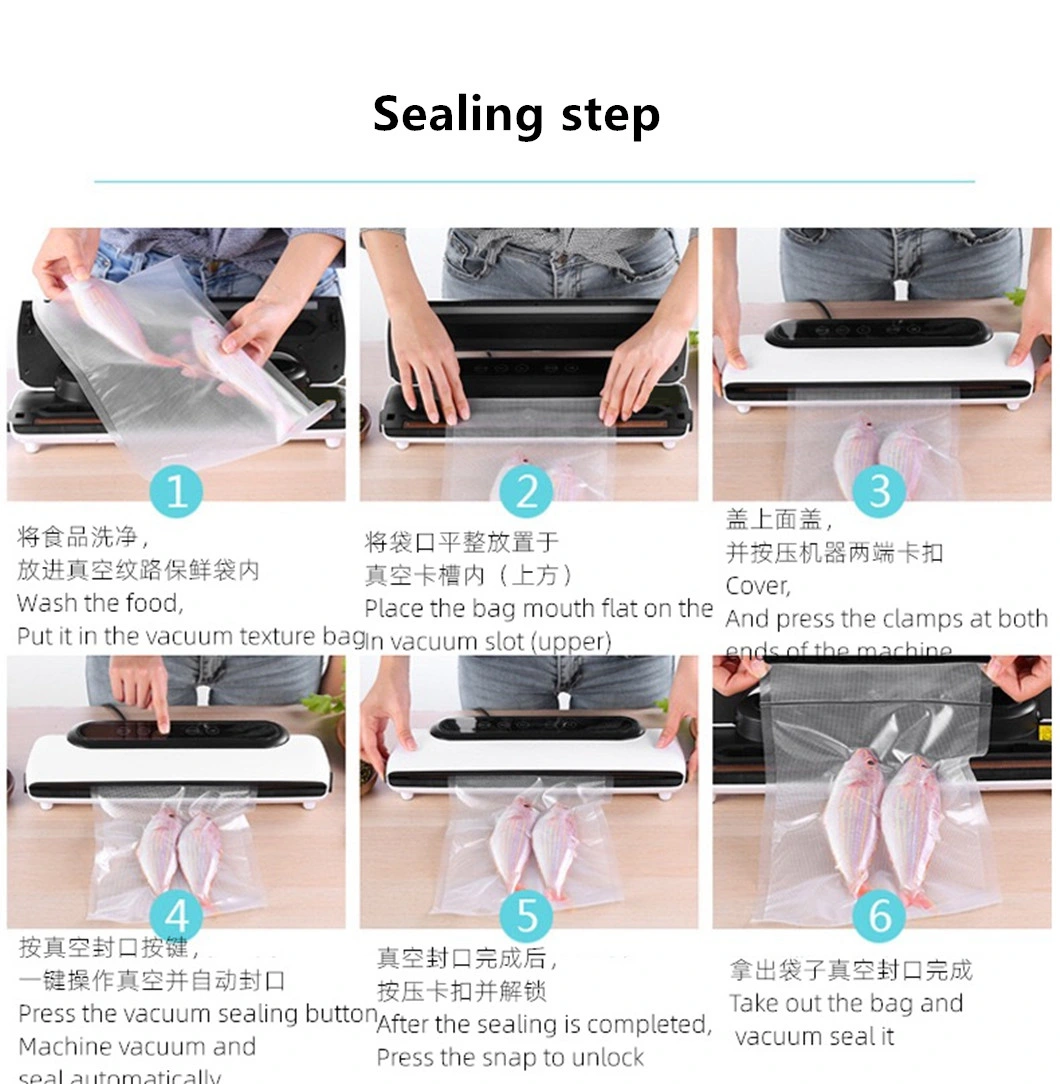 Household Portable Vacuum Packing Machine Electronic Automatic Kitchen Handheld Mini Home Vacuum Food Sealer