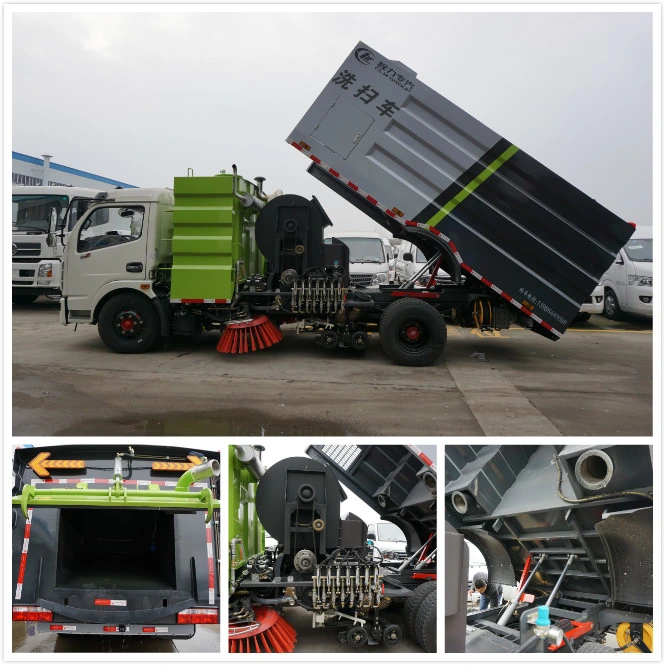 Customized Road Street Washing Sweeping Truck with Snow Sweeping Equipment