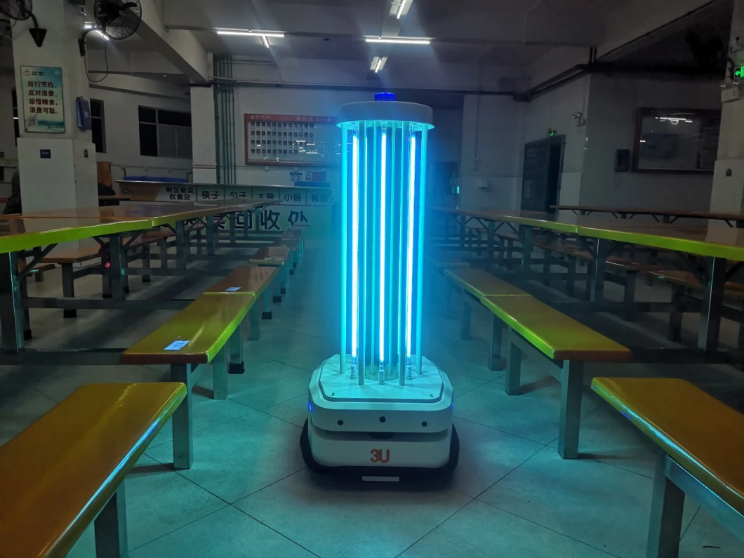 UV Disinfection Robot UVC LED Sterilizer High Effecient Safe Robot