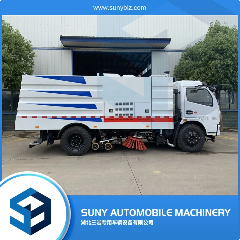 Factory Used High Pressure Vacuum Road Washing and Sweeping Truck