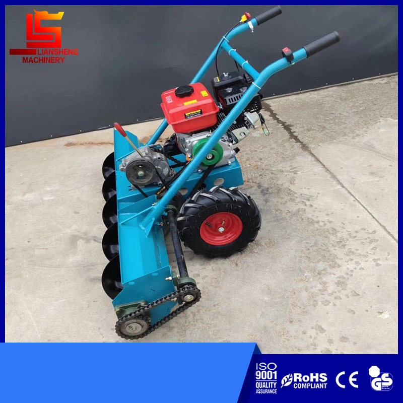 Mini Gasoline Snowing Sweeper, Airport, Road, Garden, Yard Snow Sweeper Snowplough