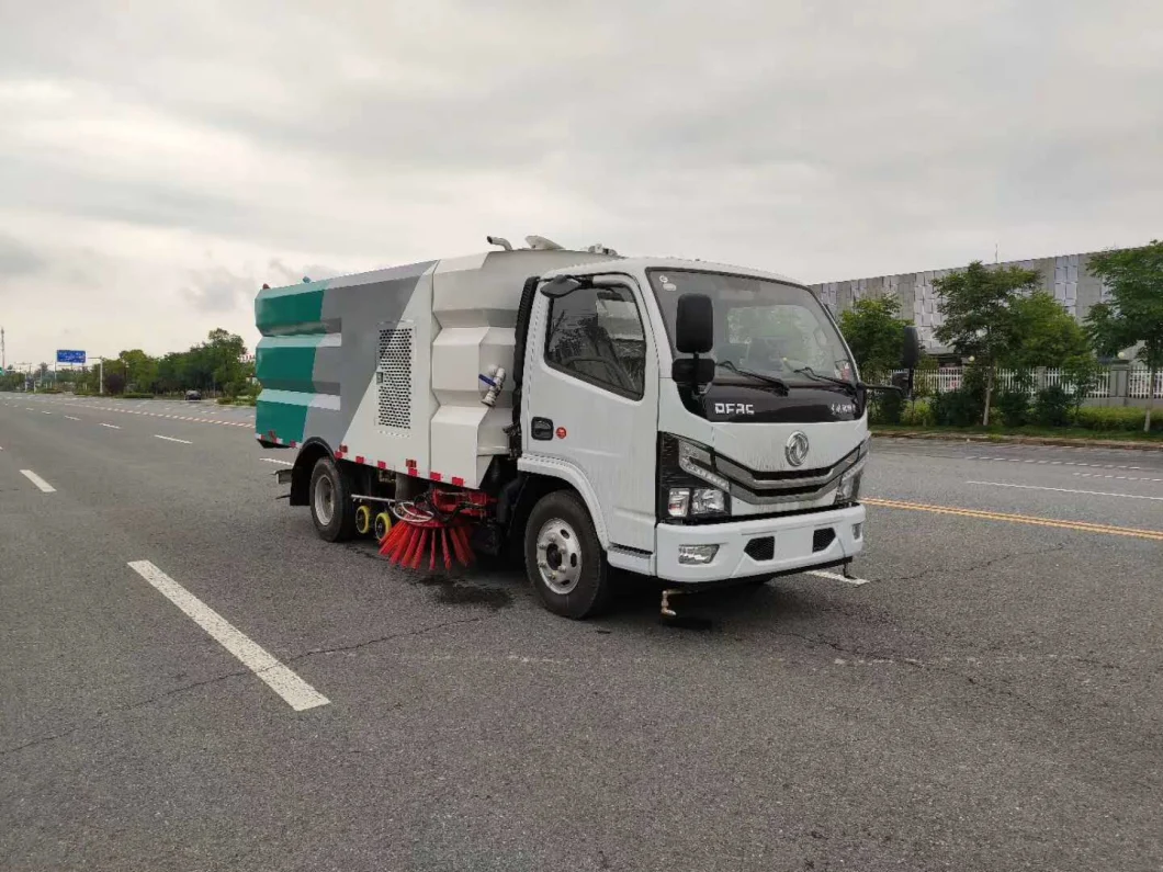 Dongfeng 4X2 14m3 Road Sweeper Truck 3.5m Width Street cleaning Water Garbage Sweep Truck