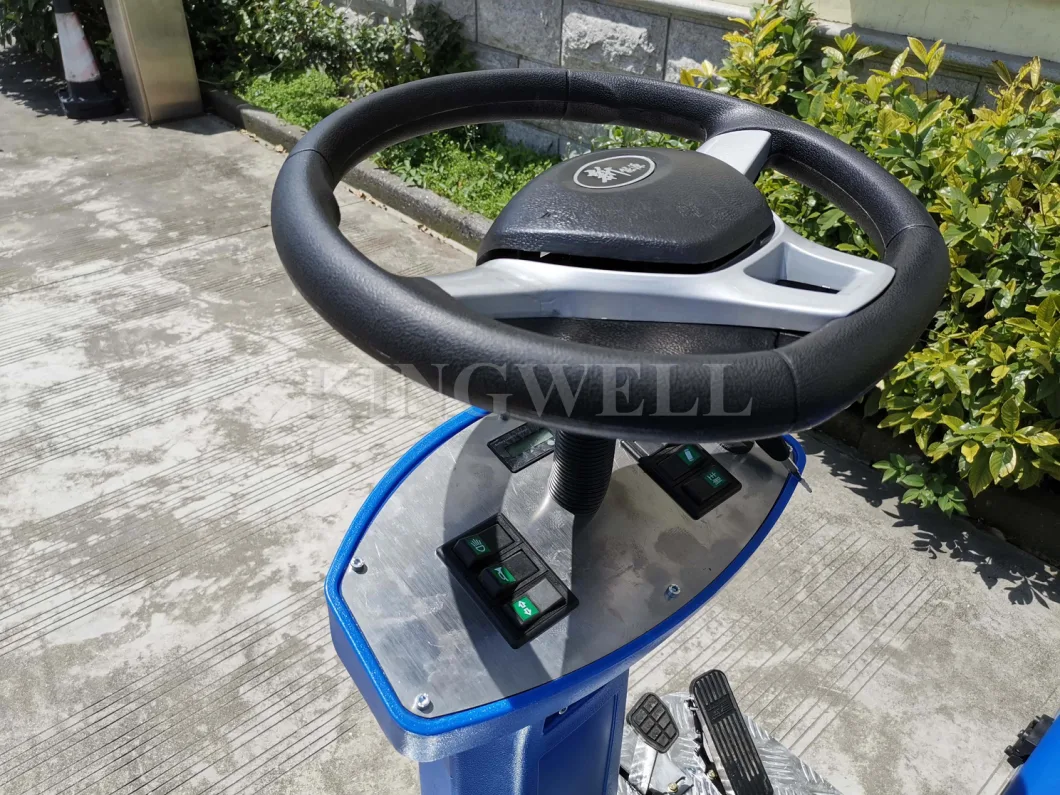 Kw-1050 Electric Intelligent Smart Industrial Ride-on Vacuum Floor Sweeper