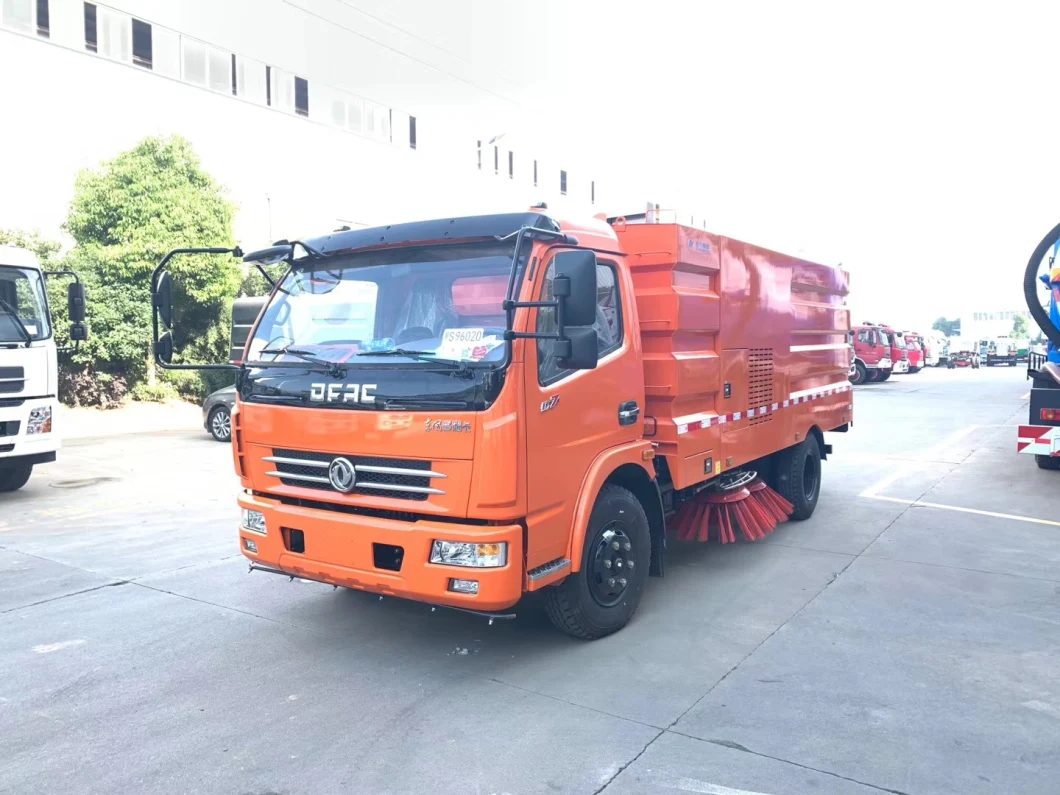 Dongfeng Vacuum Street Road Sweeper Truck Road Sweeper Price of Road Sweeper Truck