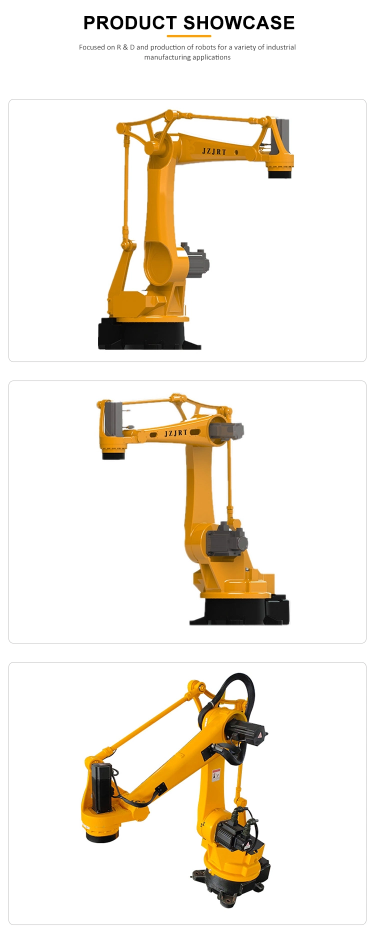 Robot Automatic Arm 6 Axis Stamping 10 Collaorative Robot 6 Dof Steamping Robot for Palletizing, Handling