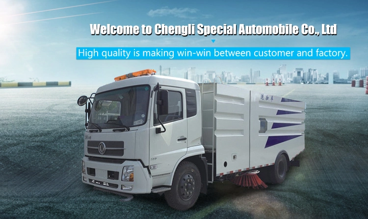 Customized Road Street Washing Sweeping Truck with Snow Sweeping Equipment