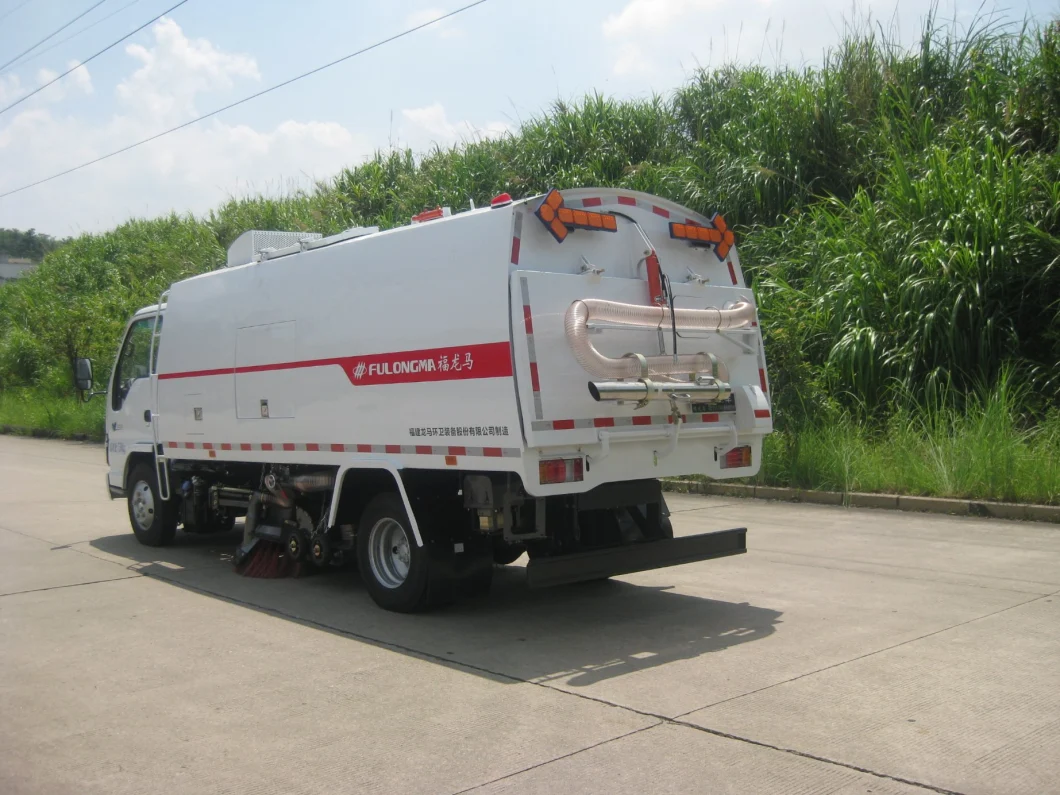 Fulongma Dual Engine 1128 Gallon Vacuum Suction Sweeping Truck