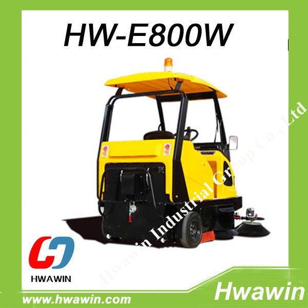 Industrial Cleaning Sweeper with Vacuum, Sweep and Water Spray Function