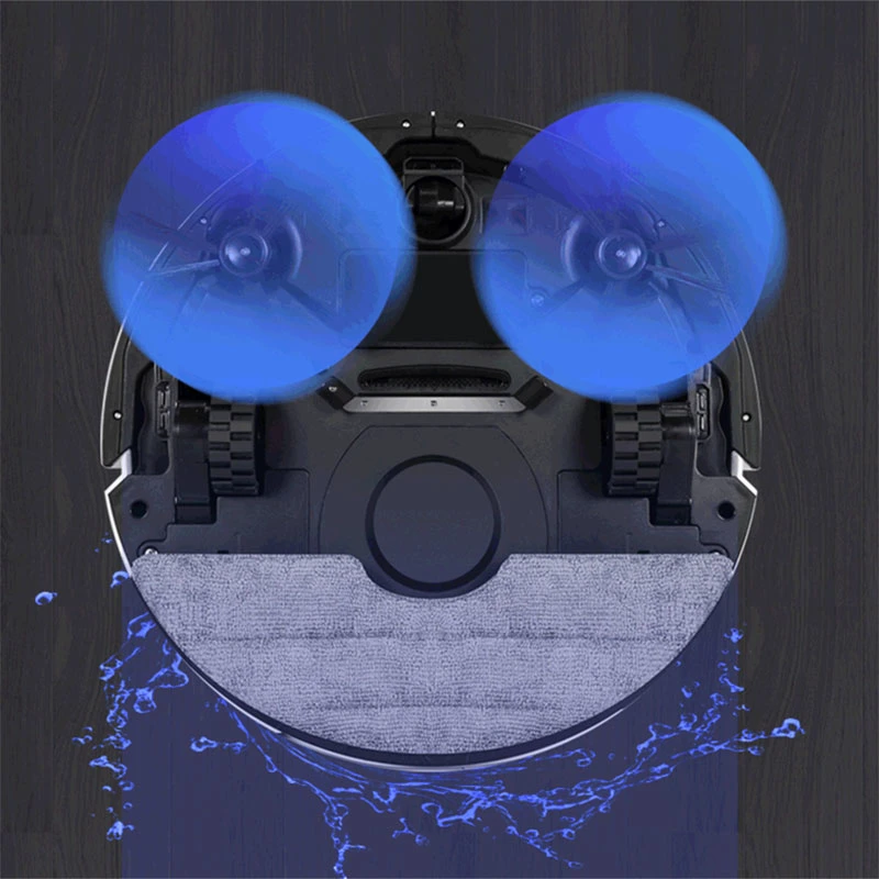 Is300 Robot Vacuum Cleaner Visible + Gyroscope Navigation, Sweeping, Sucking, Dragging and Wet Wipe Integrated Smart Robot Vacuum Cleaner